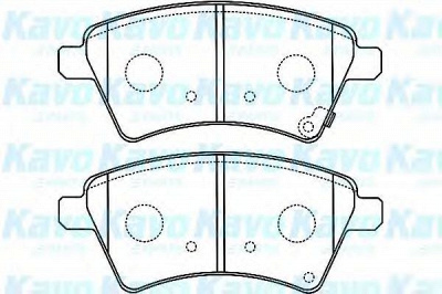 KAVO PARTS bp8529 -  Комплект тормозных колодок, дисковый тормоз
